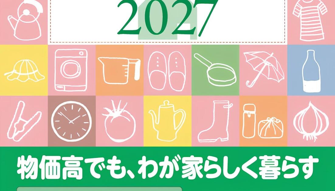 老後のお金の不安を「見える安心」に！ 50・60代に長年愛される『毎日かんたんゆうゆう家計簿2027』10月6日発売【FP畠中雅子監修、「貯金簿(R)」で資産も無理なく把握】