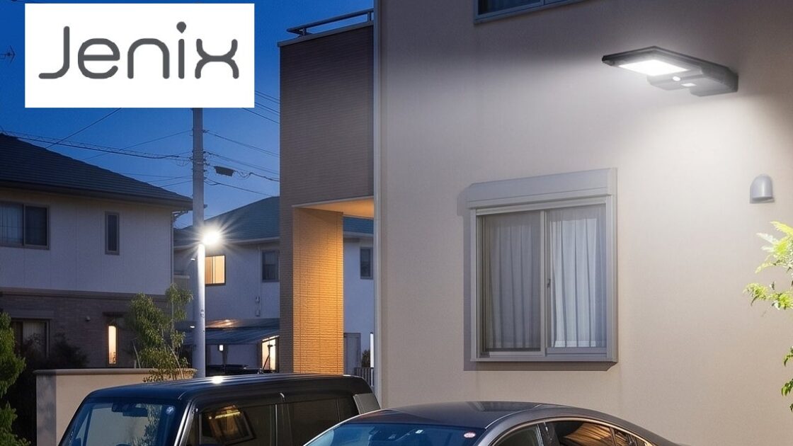 電気代0円なのに街灯クラスの明るさ!「Jenix ソーラーセンサーライト 大型ソーラーパネル搭載3000lm」が登場!